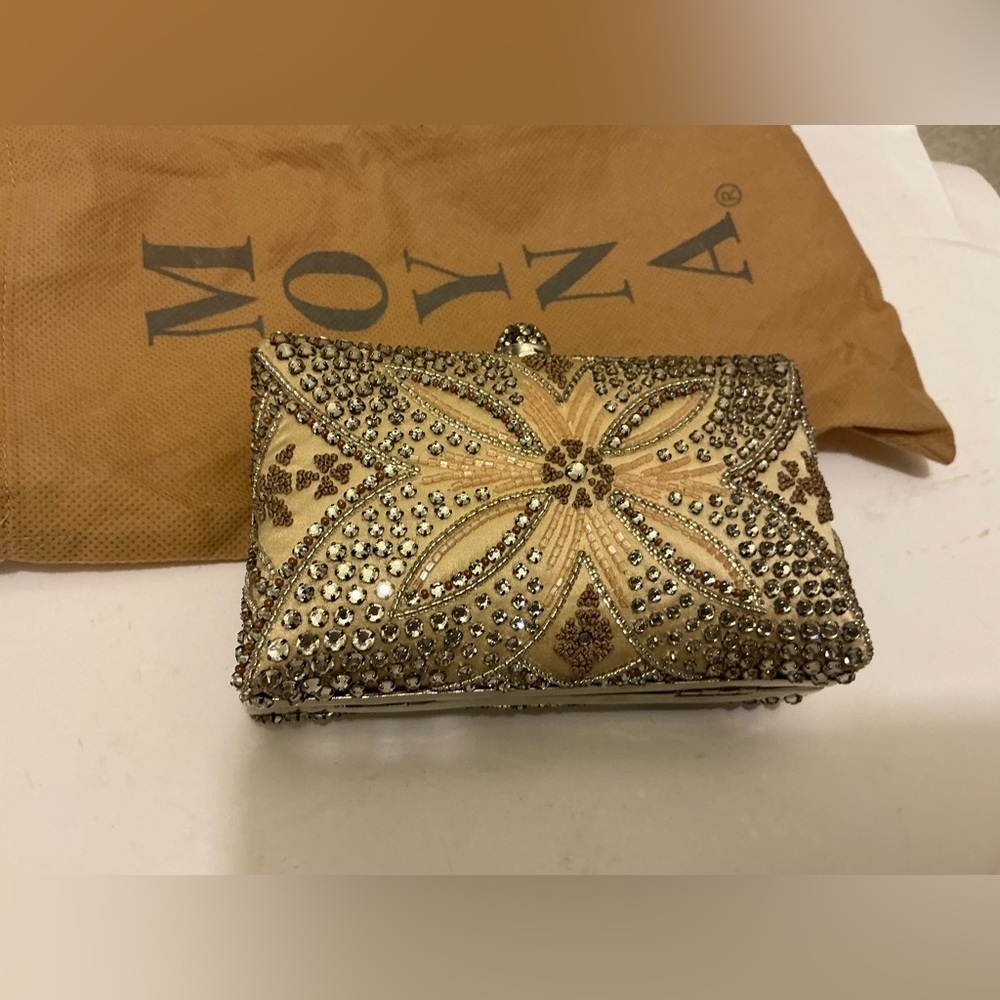 Moyna beaded evening luxury bag